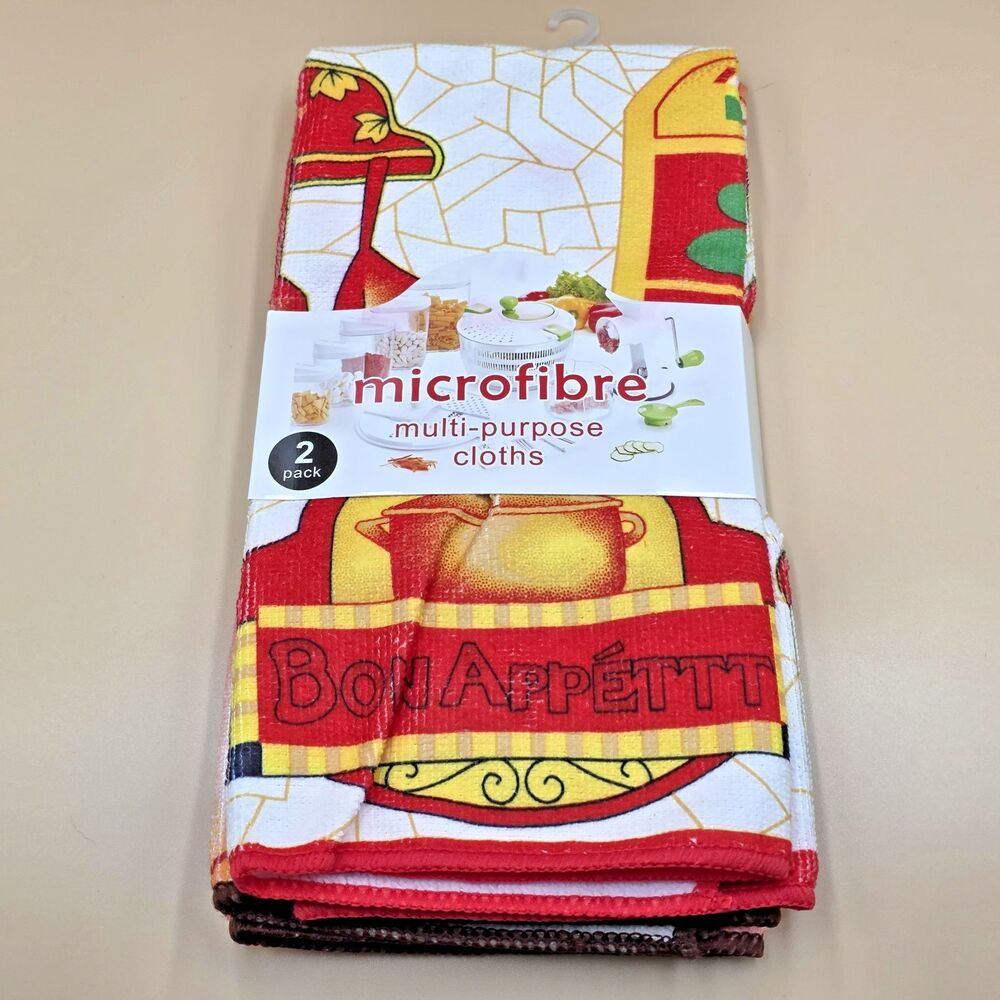 2 Pack Onlysun Microfiber Kitchen Towels